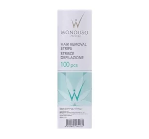 ITALWAX MONOUSO ПОЛОСКИ ДЛЯ ДЕПИЛЯЦИИ 100 ШТ