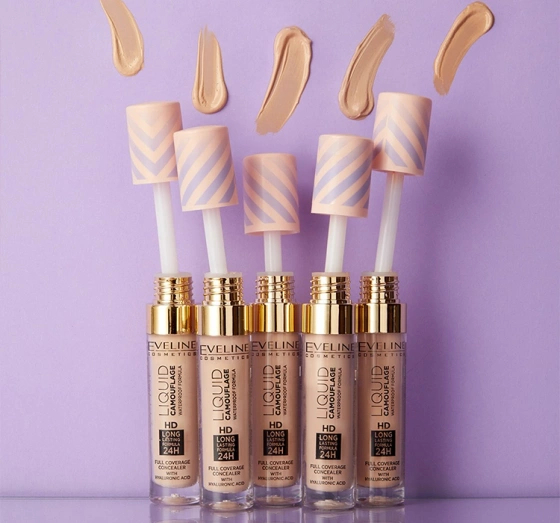 Eveline Cosmetics Liquid Camouflage кроющий корректор для лица с гиалуроновой кислотой 03 Soft Natural 7 мл