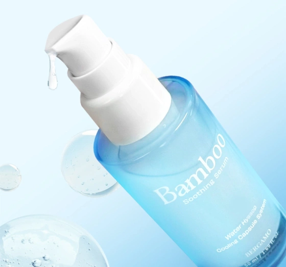 Bergamo Bamboo Soothing успокаивающе-охлаждающая сыворотка с бамбуком 50 мл