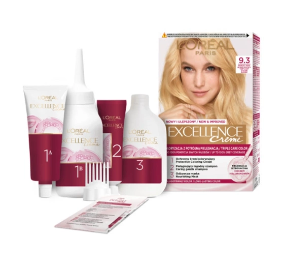 LOREAL EXCELLENCE CREME 9.3 СВІТЛИЙ ЗОЛОТИСТИЙ БЛОНД