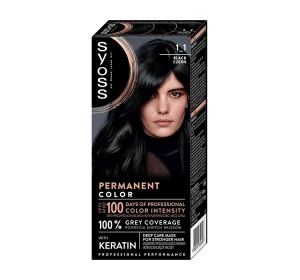 SYOSS PERMANENT COLORATION СТОЙКАЯ КРАСКА 1_1 ЧЕРНЫЙ