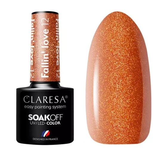 CLARESA SOAK OFF ГЕЛЬ-ЛАК FALLIN' LOVE 12 5Г