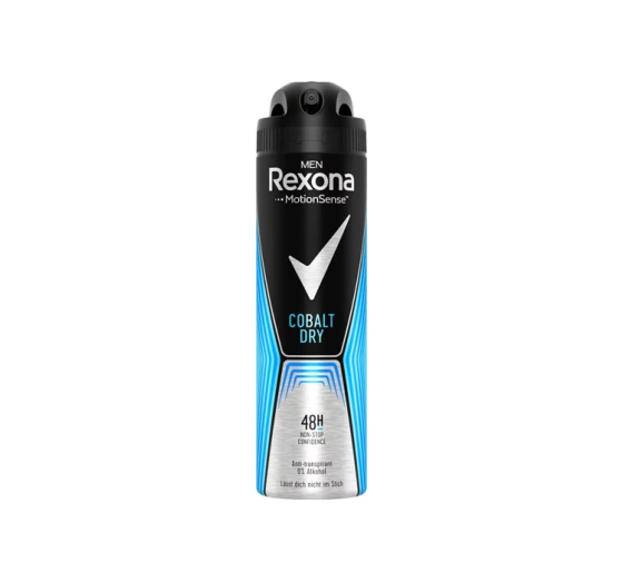 REXONA MEN COBALT DRY АНТИПЕРСПІРАНТ-СПРЕЙ ДЛЯ ЧОЛОВІКІВ 150МЛ
