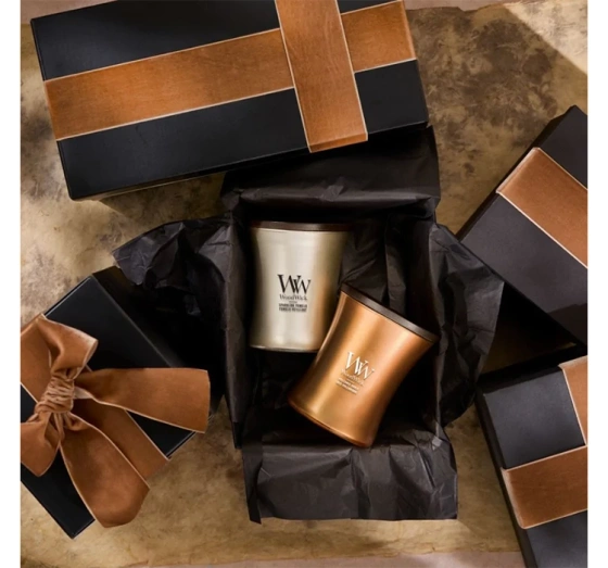 Woodwick Medium Jar Candle ароматическая свеча Volcanic Orris 275 г