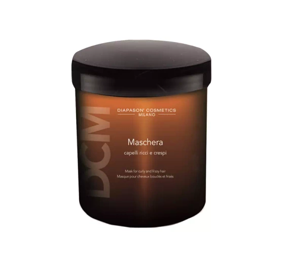 Натисніть на картинку, щоб її збільшити DIAPASON COSMETICS MILANO МАСКА ДЛЯ КУЧЕРЯВОГО І ПУХНАСТОГО ВОЛОССЯ 1000МЛ