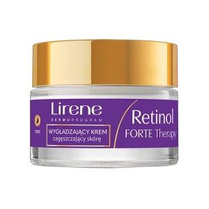Lirene Retinol Forte Therapy нічний крем, що розгладжує та ущільнює шкіру 70+ 50 мл
