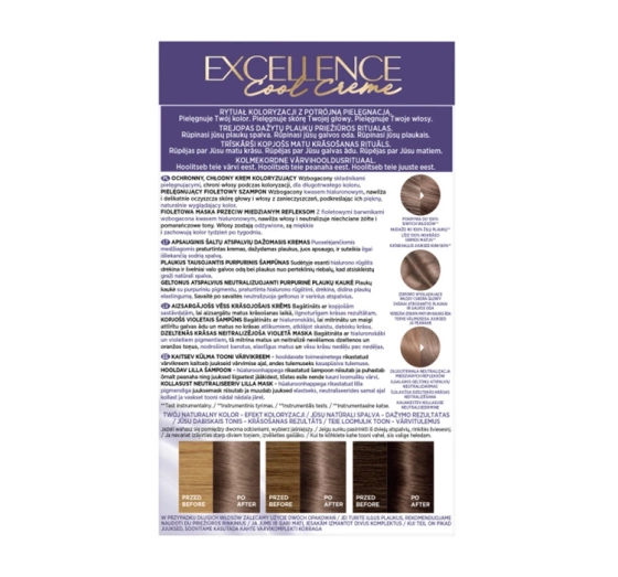 LOREAL EXCELLENCE COOL CREME 7.11 УЛЬТРАПЕПЕЛЬНЫЙ БЛОНД