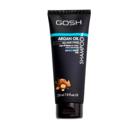 GOSH ARGAN OIL ВЕГАНСКИЙ ШАМПУНЬ ДЛЯ ВСЕХ ТИПОВ ВОЛОС 230 МЛ