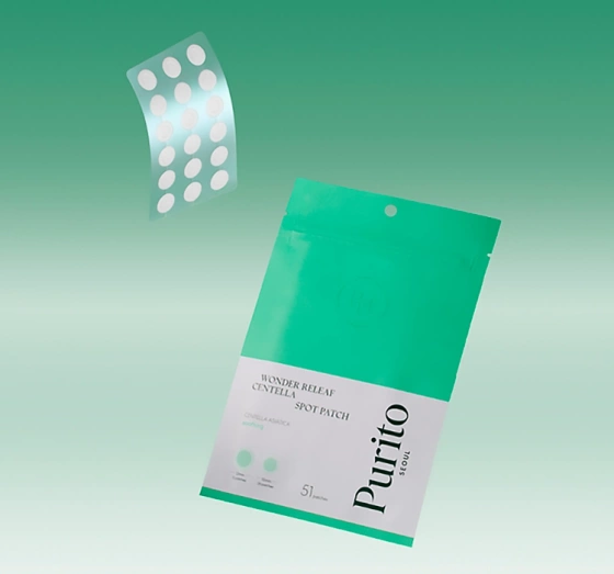 Purito Wonder Releaf Centella невидимые пластыри для недостатков 51 шт