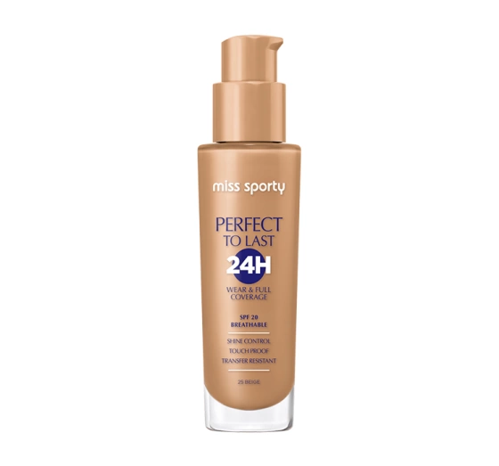 MISS SPORTY PERFECT TO LAST 24H ТОНАЛЬНОЕ СРЕДСТВО ДЛЯ ЛИЦА 200 BEIGE 30МЛ