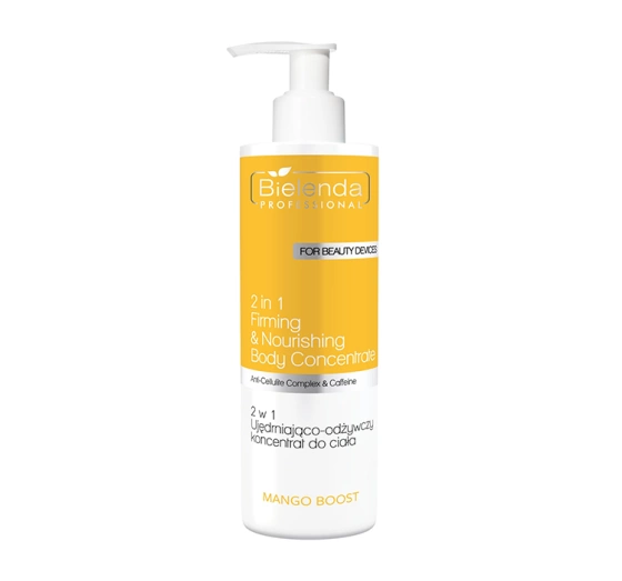 BIELENDA PROFESSIONAL MANGO BOOST ЗМІЦНЮВАЛЬНИЙ І ЖИВИЛЬНИЙ КОНЦЕНТРАТ ДЛЯ ТІЛА 2В1 450МЛ