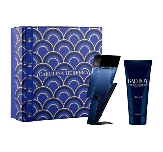 Нажмите на картинку, чтобы ее увеличить Carolina Herrera Bad Boy Cobalt парфюмированная вода 100 мл + гель для душа 100 мл