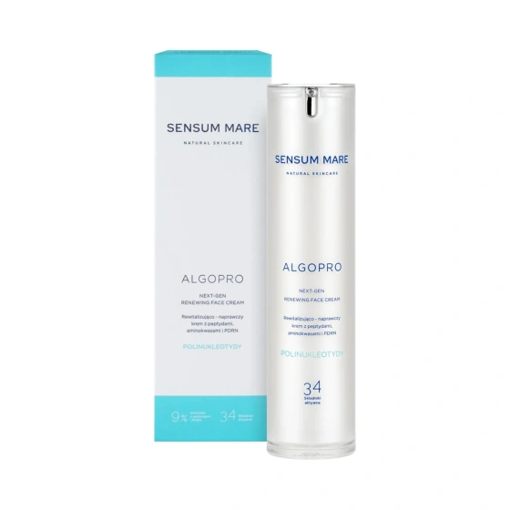 Sensum Mare Algopro восстанавливающий крем с 9% пептидным и аминокислотным комплексом с PDRN 50 мл