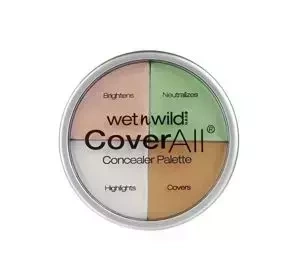 WET N WILD COVER ALL COLOR CORRECTIVE CONCEALER PALETTE ПАЛЕТКА КОРЕКТОРІВ ДЛЯ ОБЛИЧЧЯ 6,5Г