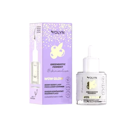 YOLYN GREENBIOTIC FERMENT VERY BERRY ХАЙЛАЙТЕР ДЛЯ ОБЛИЧЧЯ І ТІЛА 20МЛ