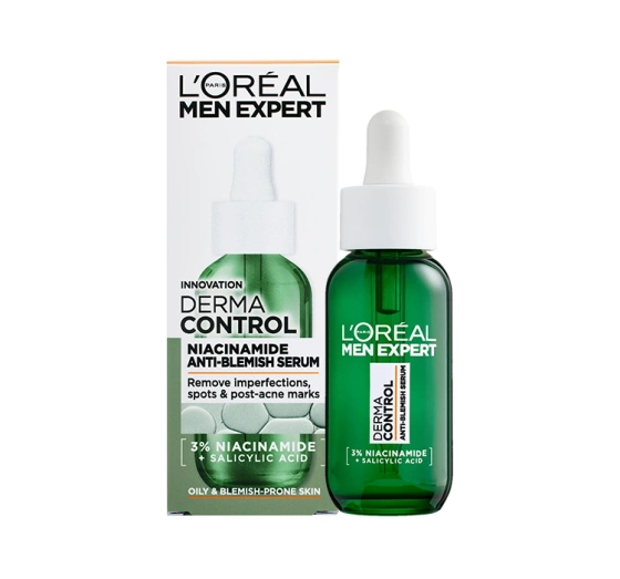 L'Oréal Paris Men Expert Derma Control сироватка проти недосконалостей з ніацинамідом 30 мл
