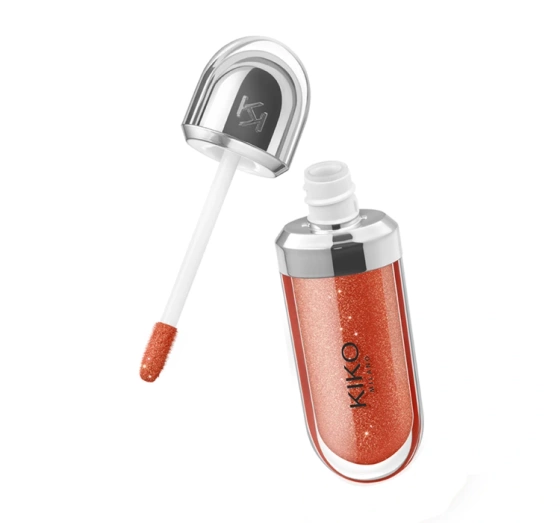 KIKO Milano 3D Hydra Lipgloss блеск для увеличения губ 34 Pearly Blood Orange  6,5мл