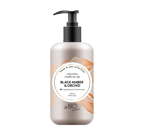 BeBio Home & Spa Collection натуральне рідке мило для рук Black Amber & Orchid 300 мл