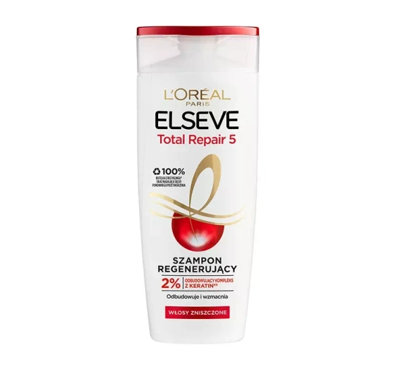 Натисніть на картинку, щоб її збільшити LOREAL ELSEVE TOTAL REPAIR 5 ШАМПУНЬ 400МЛ