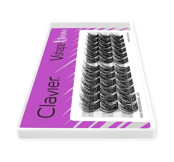 Натисніть на картинку, щоб її збільшити Clavier Vshape Xtreme пучки накладних вій тип C 10мм