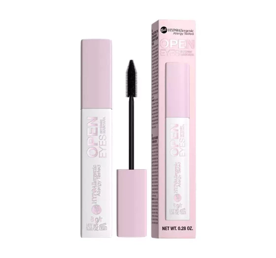 Нажмите на картинку, чтобы ее увеличить BELL HYPOALLERGENIC OPEN EYES INTENSE MASCARA ТУШЬ ДЛЯ РЕСНИЦ ЧЕРНАЯ 8Г