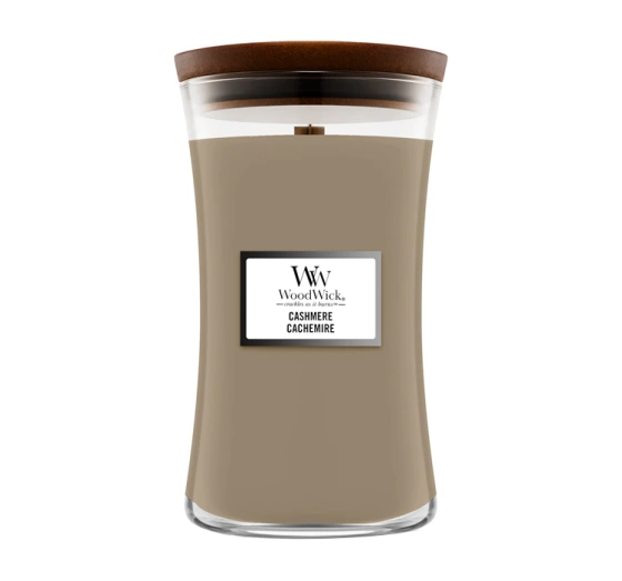 WOODWICK LARGE JAR CANDLE АРОМАТИЧНА СВІЧКА CASHMERE 610Г