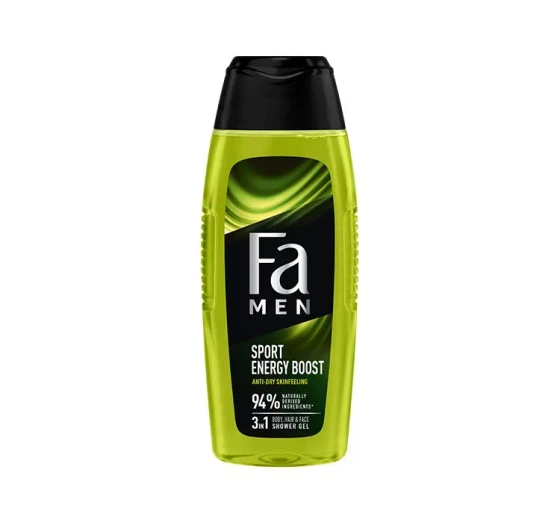 FA MEN SPORT ENERGY BOOST ГЕЛЬ ДЛЯ ДУША 3В1 ДЛЯ ЛИЦА, ТЕЛА И ВОЛОС 400МЛ