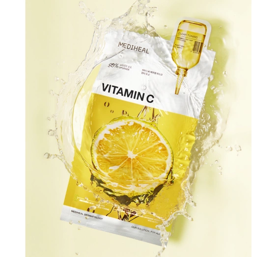 Mediheal Vitamin C осветляющая и увлажняющая тканевая маска 24 мл