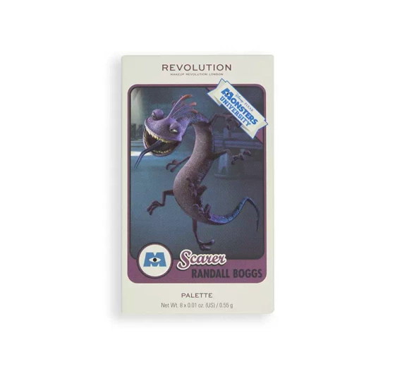 MAKEUP REVOLUTION X MONSTERS UNIVERSITY ПАЛИТРА ТЕНЕЙ ДЛЯ ВЕК RANDALL BOGGS 4,4Г