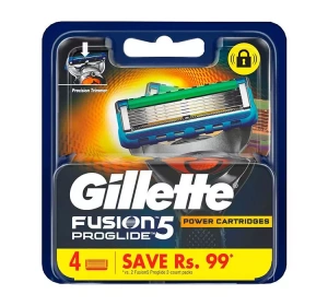 GILLETTE FUSION5 PROGLIDE КАРТРИДЖИ ДЛЯ БРИТВЫ 4 ШТУКИ