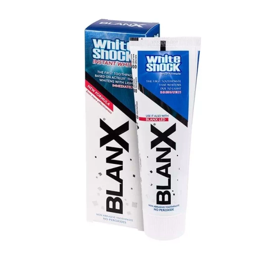 BLANX WHITE SHOCK INSTANT WHITE НЕАБРАЗИВНА ЗУБНА ПАСТА 75МЛ