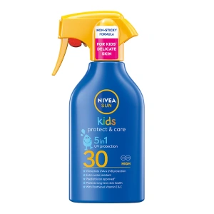 NIVEA SUN Kids Protect & Care дитячий сонцезахисний спрей з високим захистом SPF30 250 мл
