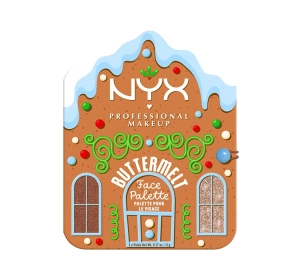 NYX Professional Makeup Buttermelt Face Palette Cocoa And Spice палитра для контурирования лица Deep 2 x 5 г