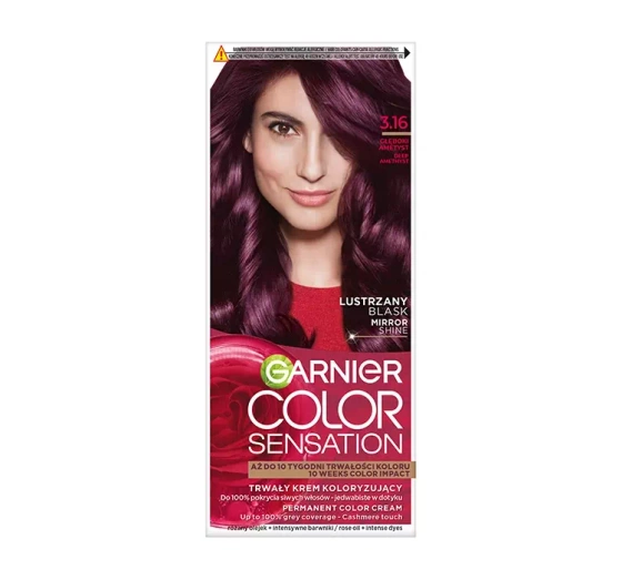 GARNIER COLOR SENSATION СТОЙКАЯ КРАСКА ДЛЯ ВОЛОС 3.16 ГЛУБОКИЙ АМЕТИСТ