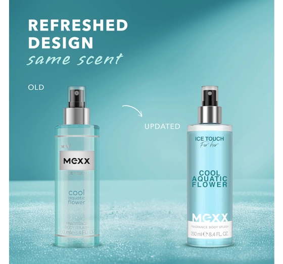 MEXX ICE TOUCH WOMAN ПАРФЮМИРОВАННЫЙ СПРЕЙ ДЛЯ ТЕЛА 250МЛ
