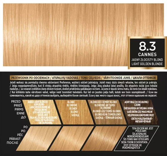 LOREAL RECITAL PREFERENCE ФАРБА ДЛЯ ВОЛОССЯ 8.3