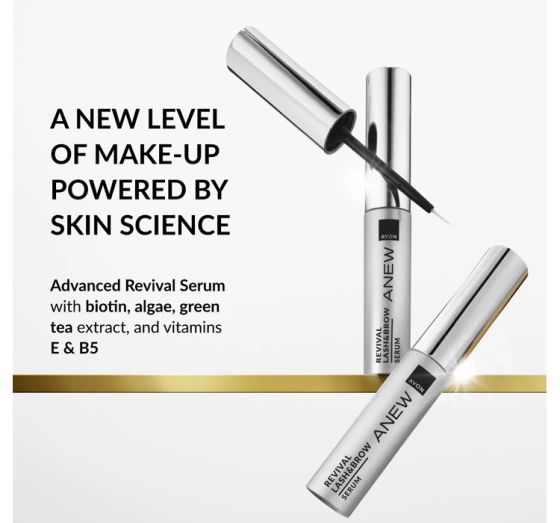 Avon Anew Revival Lash & Brow сироватка для вій та брів 3 мл