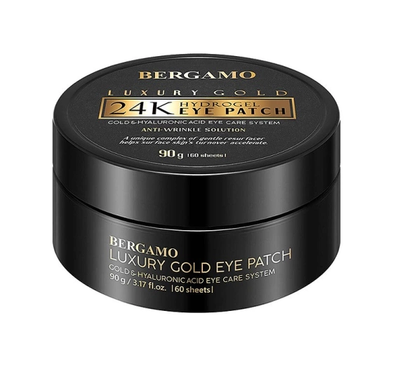 Bergamo 24K Luxury Gold гидрогелевые патчи под глаза 60 штук