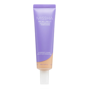 Missha M Perfect Cover Serum BB Cream Pro — BB-крем с сывороткой, SPF50+ PA++++, оттенок 27 Honey Beige, 50 мл