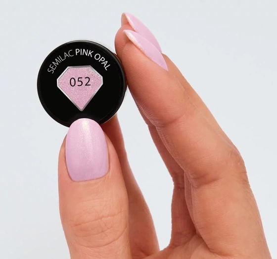 SEMILAC ГЕЛЬ-ЛАК UV HYBRID PINK OPAL 052