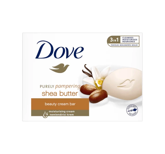 DOVE PURELY PAMPERING ТВЕРДЕ КРЕМОВЕ МИЛО SHEA BUTTER 90 Г