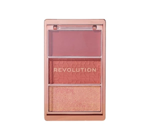 Makeup Revolution Icon Blush палітра рум'ян Aura Points Rose 9,8г 