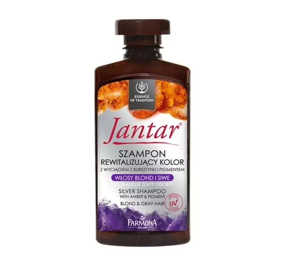 FARMONA JANTAR ШАМПУНЬ ДЛЯ ВОССТАНОВЛЕНИЯ ЦВЕТА СВЕТЛЫХ И СЕДЫХ ВОЛОС 330МЛ