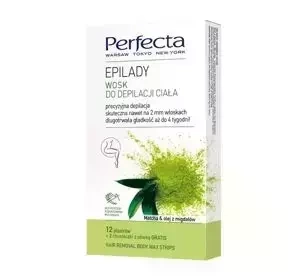 PERFECTA EPILADY ВІСК ДЛЯ ДЕПІЛЯЦІЇ ТІЛА МАТЧА ТА МИГДАЛЬНА ОЛІЯ 12 СМУЖОК