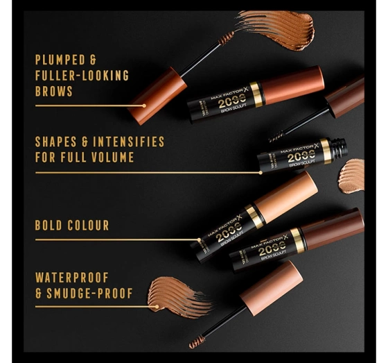 MAX FACTOR 2000 CALORIE BROW SCULPT ГЕЛЬ ДЛЯ БРІВ 002 SOFT BROWN 4,5МЛ