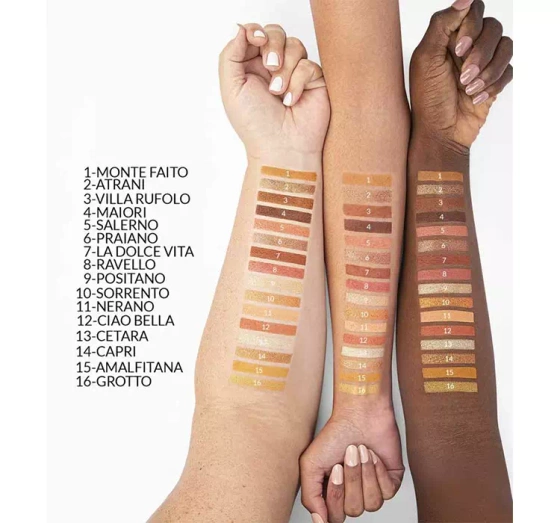 BH COSMETICS TRAVEL ПАЛЕТКА ТЕНЕЙ ДЛЯ ВЕК AMORE IN AMALFI 16Г