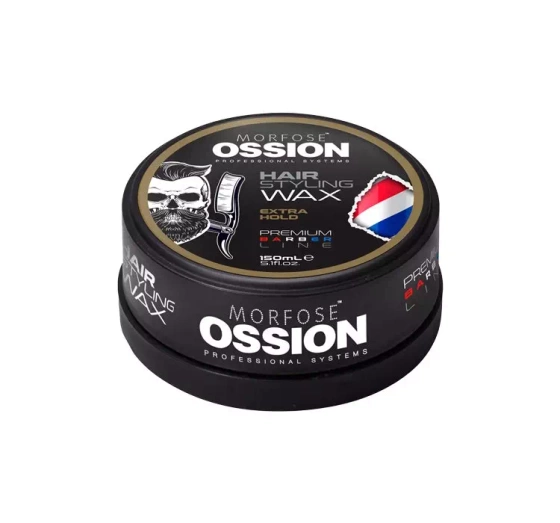 MORFOSE OSSION PREMIUM BARBER LINE EXTRA HOLD ВОСК ДЛЯ УКЛАДКИ ВОЛОС 150МЛ