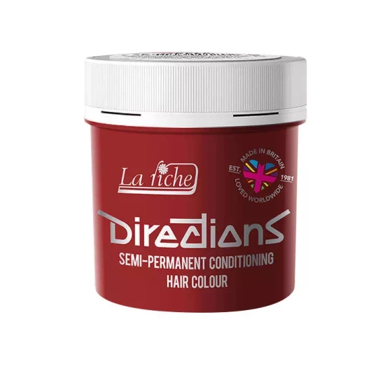 LA RICHE DIRECTIONS НАПІВСТІЙКИЙ ТОНУЮЧИЙ ЗАСІБ ДЛЯ ВОЛОССЯ PILLARBOX RED 88МЛ