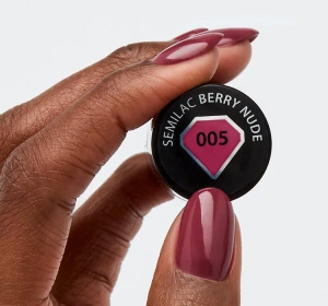 SEMILAC ГЕЛЬ-ЛАК UV HYBRID BERRY NUDE 005