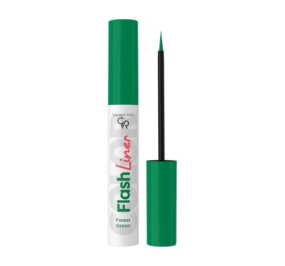 GOLDEN ROSE FLASH LINER РІДКА ПІДВОДКА ДЛЯ ОЧЕЙ 102 FOREST GREEN 3,5МЛ